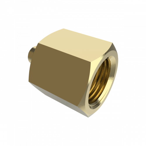 УПЛ устройство переходное латунное с резьбы SAE ¼" на G1/4" и G1/2" фото 3